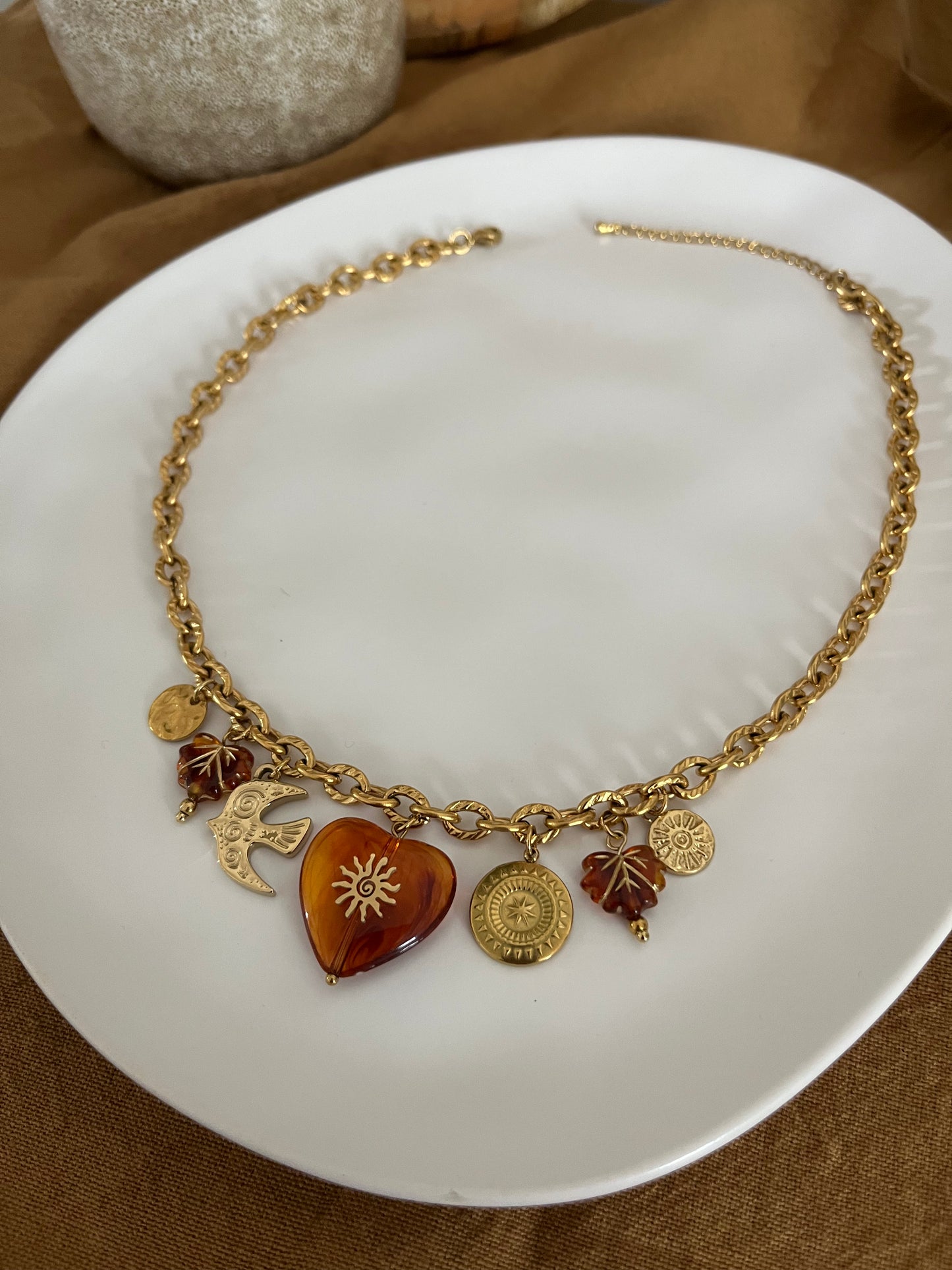 Collier charms AUTOMNE