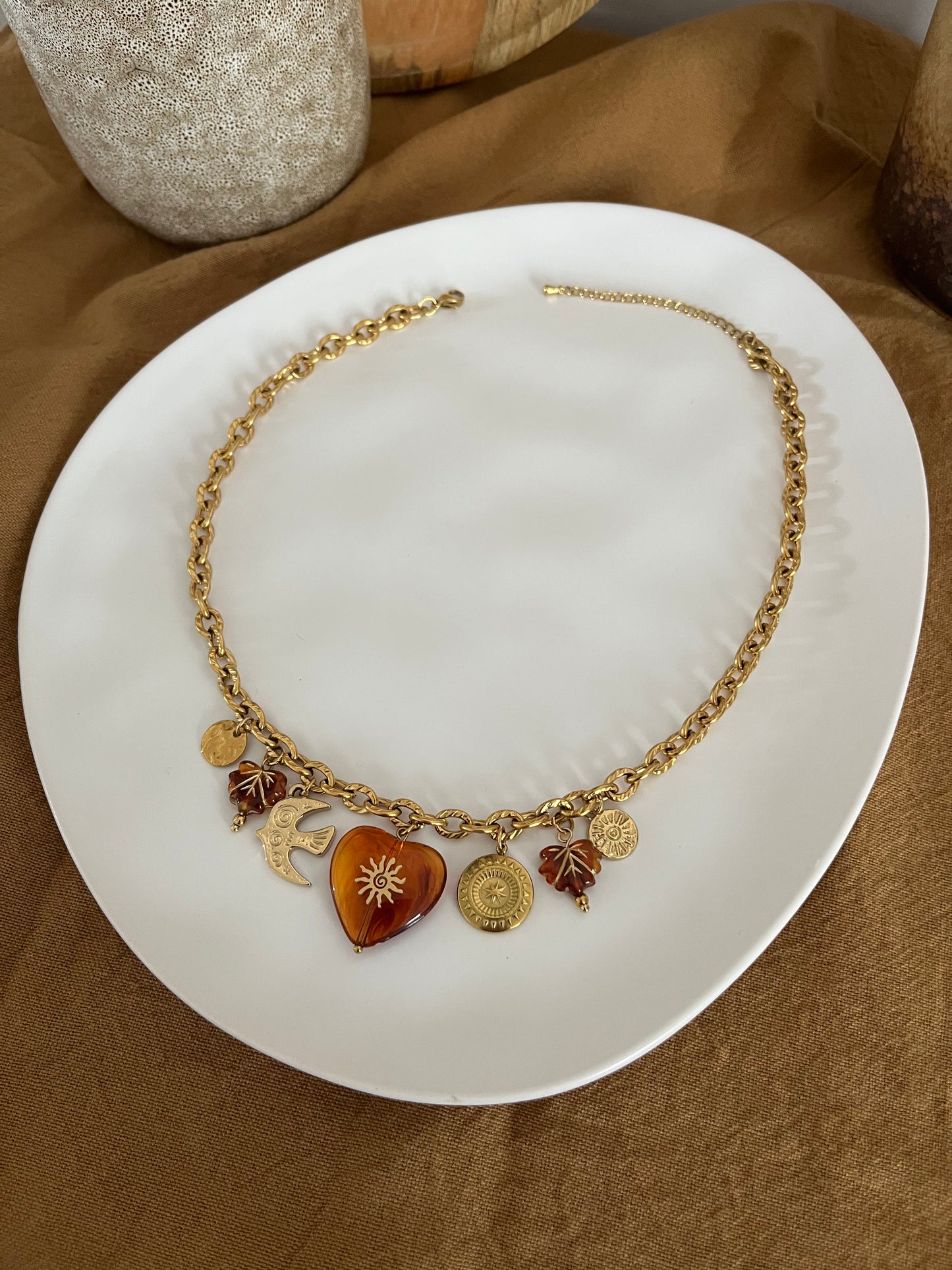 Collier charms AUTOMNE