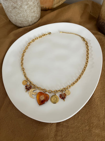 Collier charms AUTOMNE